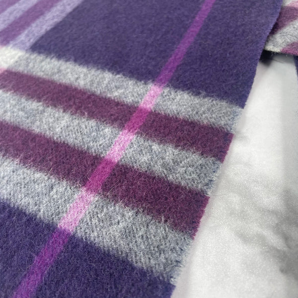 Burberry Purple Cashmere Scarf