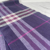 Burberry Purple Cashmere Scarf