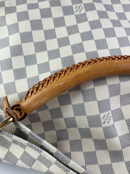 LOUIS VUITTON Damier Azur Artsy MM Shoulder Bag