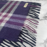 Burberry Purple Cashmere Scarf