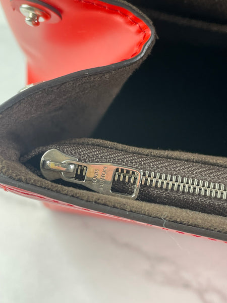 Louis Vuitton Red Epi Cluny MM Shoulder Bag