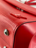 Louis Vuitton Red Epi Cluny MM Shoulder Bag