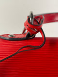 Louis Vuitton Red Epi Cluny MM Shoulder Bag