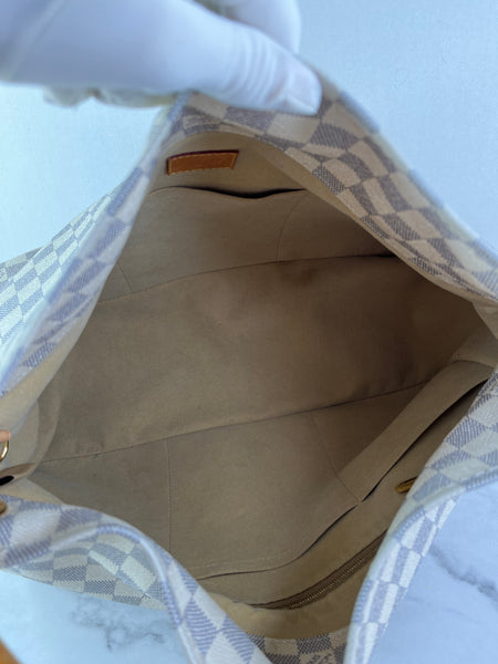 LOUIS VUITTON Damier Azur Artsy MM Shoulder Bag