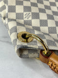 LOUIS VUITTON Damier Azur Artsy MM Shoulder Bag