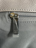 CHANEL Light Grey Caviar Quilted Medium French Riviera Flap Shoulder/Crossbody Bag