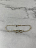 Tiffany Sterling silver infinity bracelet