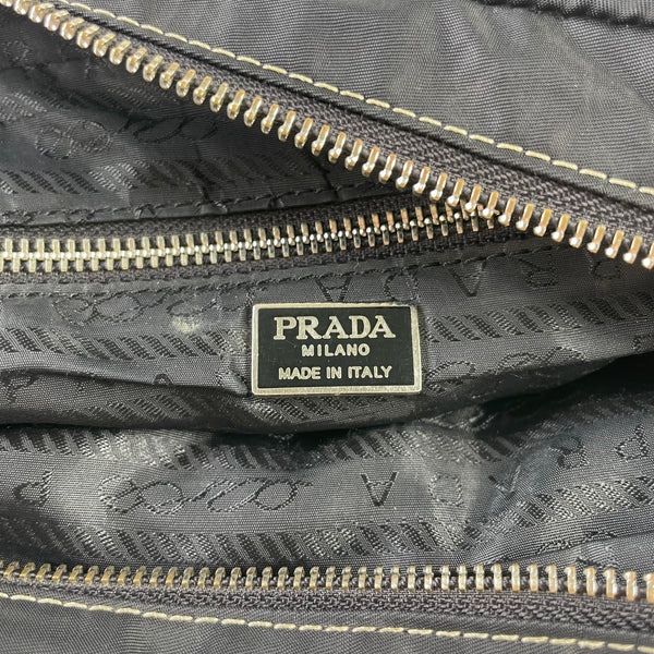 Prada Black Nylon Shoulder Bag