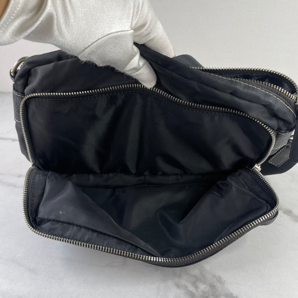 Prada Black Nylon Shoulder Bag