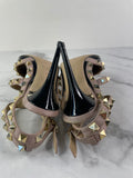 Valentino Black/Poudre Patent Rockstud Pumps Size 35.5
