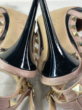 Valentino Black/Poudre Patent Rockstud Pumps Size 35.5