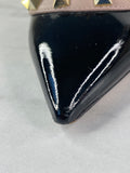 Valentino Black/Poudre Patent Rockstud Pumps Size 35.5