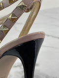 Valentino Black/Poudre Patent Rockstud Pumps Size 35.5