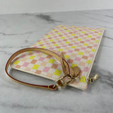 Louis Vuitton Damierlicious Collection Damier Peach Pink Wristlet/Clutch