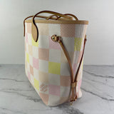 Louis Vuitton Damierlicious Collection Damier Giant Peach Pink Neverfull MM