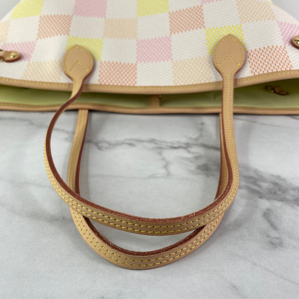 Louis Vuitton Damierlicious Collection Damier Giant Peach Pink Neverfull MM