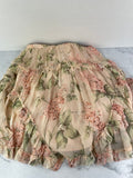 ZIMMERMANN Peach Floral Prima Floating Cut Out Dress Size 1 (Fits US 2)