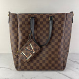 Louis Vuitton Belmont MM Black/Damier Ebene Crossbody/Shoulder Bag