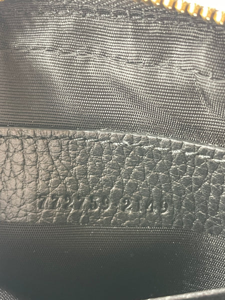 GUCCI Black GG Marmont mini camera crossbody/shoulder bag