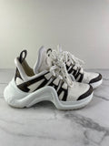 LOUIS VUITTON White Monogram LV Archlight Sneakers Size: 36.5