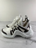 LOUIS VUITTON White Monogram LV Archlight Sneakers Size: 36.5