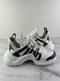 LOUIS VUITTON White Monogram LV Archlight Sneakers Size: 36.5