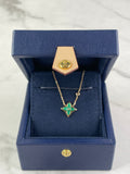LOUIS VUITTON LV Color Blossom BB Star Pendant Pink Gold/Malachite/Diamond Necklace