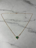 LOUIS VUITTON LV Color Blossom BB Star Pendant Pink Gold/Malachite/Diamond Necklace