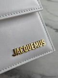 JACQUEMUS White Le Grand Bambino Shoulder/Crossbody Bag