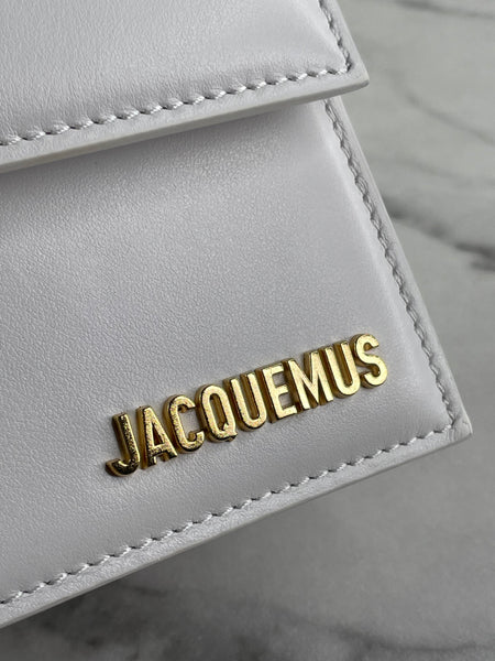 JACQUEMUS White Le Grand Bambino Shoulder/Crossbody Bag