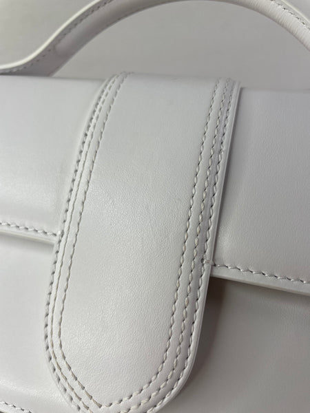JACQUEMUS White Le Grand Bambino Shoulder/Crossbody Bag