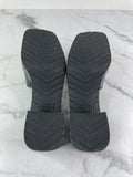 GUCCI Black Rubber Gucci Logo Slide Sandals Size 36