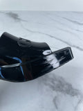 GUCCI Black Rubber Gucci Logo Slide Sandals Size 36