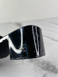 GUCCI Black Rubber Gucci Logo Slide Sandals Size 36