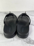 Hermes Black Empire Sandals Size 39