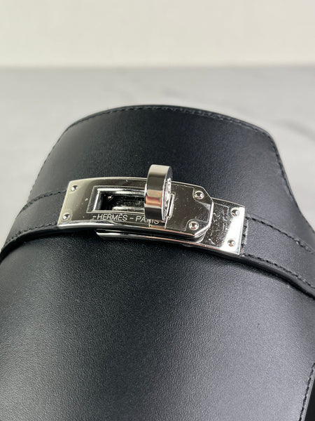 Hermes Black Empire Sandals Size 39