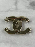 CHANEL Crystal Starfall CC Brooch