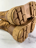 Hermès Brun Amourette Calfskin Parachute Fresh Ankle Boots Size 39.5