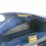 Fendi Blue Peekaboo Mini Crossbody/Shoulder Bag