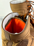 Hermès Brun Amourette Calfskin Parachute Fresh Ankle Boots Size 39.5