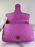 GUCCI Candy Mousse Calfskin Matelasse Medium GG Marmont Shoulder/Crossbody Bag&nbsp;