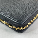 GUCCI Black GG Marmont Zip-Around Wallet