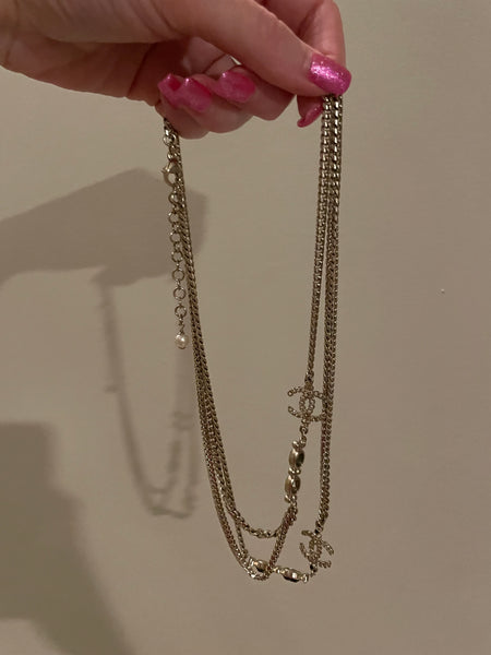 CHANEL Chain CC Necklace