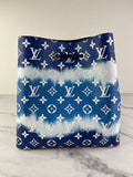 LOUIS VUITTON Blue Monogram Escale Neonoe MM Crossbody/Shoulder Bag