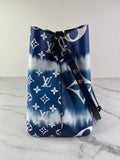LOUIS VUITTON Blue Monogram Escale Neonoe MM Crossbody/Shoulder Bag