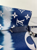 LOUIS VUITTON Blue Monogram Escale Neonoe MM Crossbody/Shoulder Bag