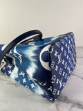 LOUIS VUITTON Blue Monogram Escale Neonoe MM Crossbody/Shoulder Bag