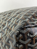 GOYARD Black Goyardine Saint Louis PM Shoulder Tote Bag