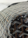 GOYARD Black Goyardine Saint Louis PM Shoulder Tote Bag