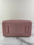 GIVENCHY Pink Grained Leather Small Antigona Shoulder Bag